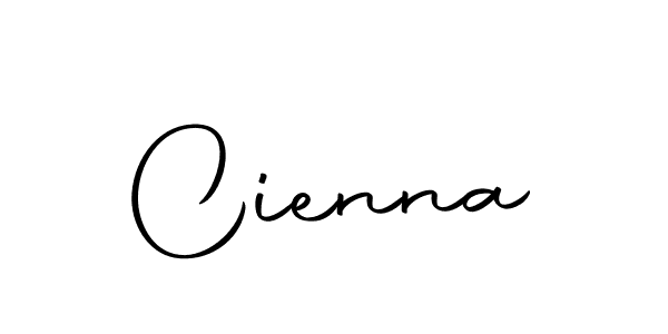 Design your own signature with our free online signature maker. With this signature software, you can create a handwritten (Autography-DOLnW) signature for name Cienna. Cienna signature style 10 images and pictures png