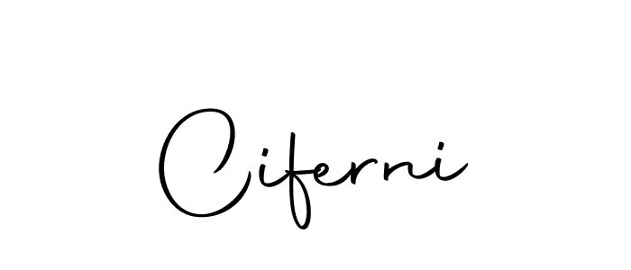 Make a beautiful signature design for name Ciferni. Use this online signature maker to create a handwritten signature for free. Ciferni signature style 10 images and pictures png