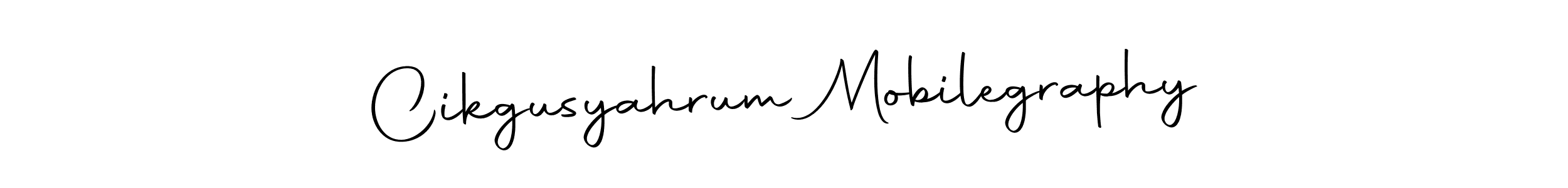 Make a beautiful signature design for name Cikgusyahrum Mobilegraphy. Use this online signature maker to create a handwritten signature for free. Cikgusyahrum Mobilegraphy signature style 10 images and pictures png