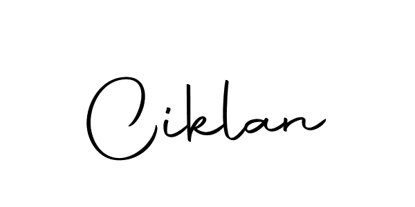 Make a beautiful signature design for name Ciklan. With this signature (Autography-DOLnW) style, you can create a handwritten signature for free. Ciklan signature style 10 images and pictures png