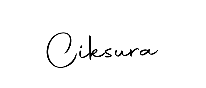 How to make Ciksura name signature. Use Autography-DOLnW style for creating short signs online. This is the latest handwritten sign. Ciksura signature style 10 images and pictures png