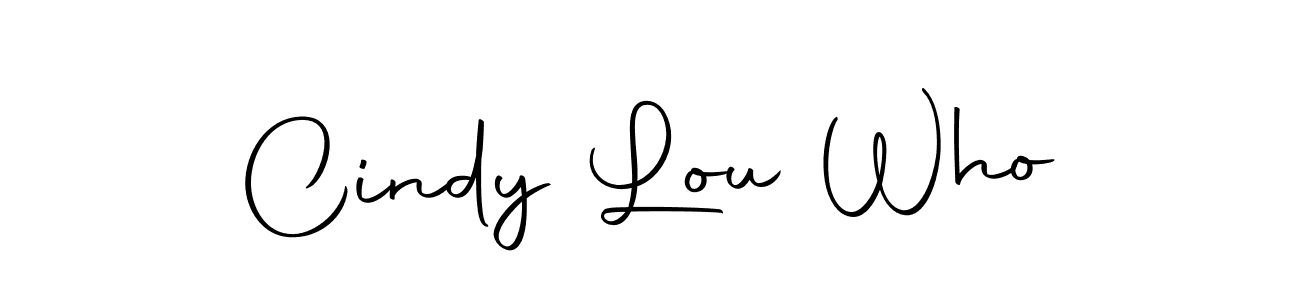 It looks lik you need a new signature style for name Cindy Lou Who. Design unique handwritten (Autography-DOLnW) signature with our free signature maker in just a few clicks. Cindy Lou Who signature style 10 images and pictures png