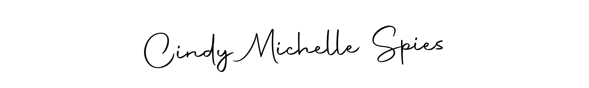 You should practise on your own different ways (Autography-DOLnW) to write your name (Cindy Michelle Spies) in signature. don't let someone else do it for you. Cindy Michelle Spies signature style 10 images and pictures png