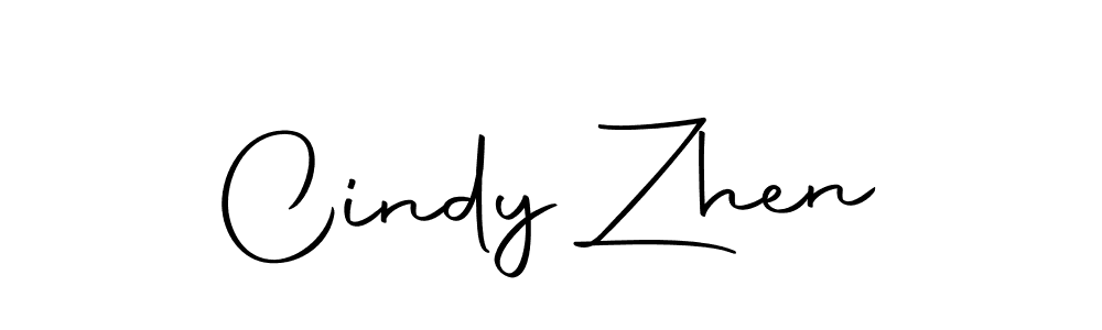 Make a beautiful signature design for name Cindy Zhen. With this signature (Autography-DOLnW) style, you can create a handwritten signature for free. Cindy Zhen signature style 10 images and pictures png