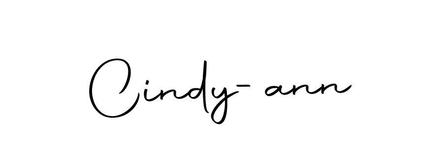 Use a signature maker to create a handwritten signature online. With this signature software, you can design (Autography-DOLnW) your own signature for name Cindy-ann. Cindy-ann signature style 10 images and pictures png