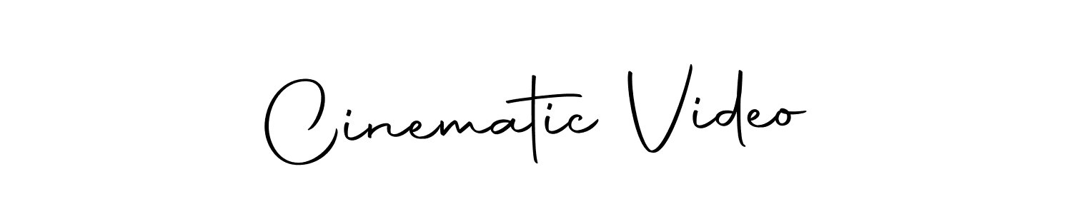 Design your own signature with our free online signature maker. With this signature software, you can create a handwritten (Autography-DOLnW) signature for name Cinematic Video. Cinematic Video signature style 10 images and pictures png