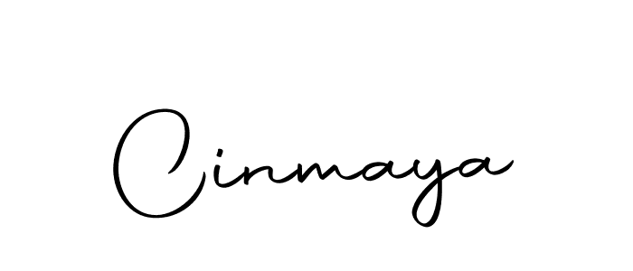 Create a beautiful signature design for name Cinmaya. With this signature (Autography-DOLnW) fonts, you can make a handwritten signature for free. Cinmaya signature style 10 images and pictures png