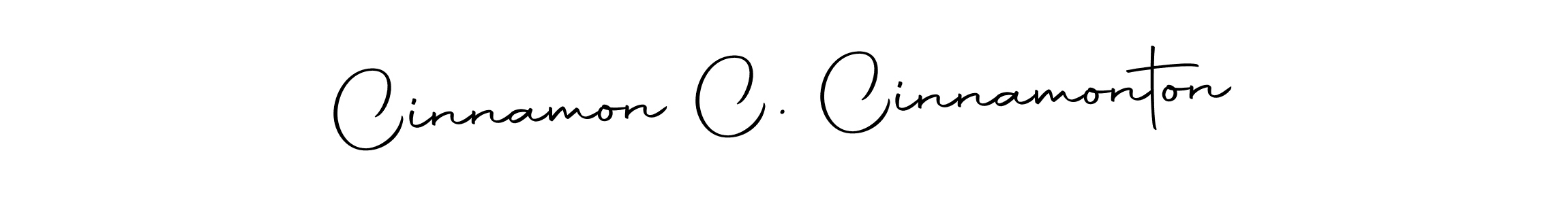 You should practise on your own different ways (Autography-DOLnW) to write your name (Cinnamon C. Cinnamonton) in signature. don't let someone else do it for you. Cinnamon C. Cinnamonton signature style 10 images and pictures png