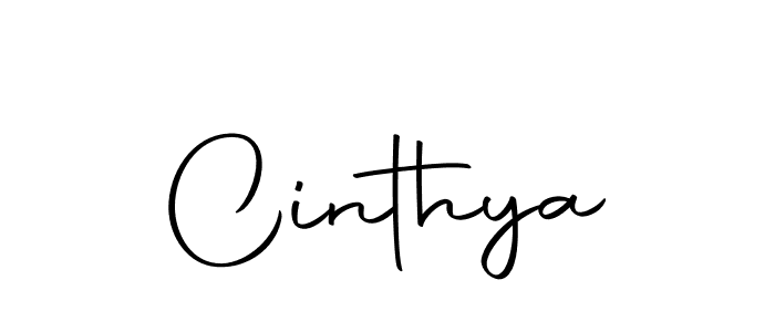 Make a beautiful signature design for name Cinthya. With this signature (Autography-DOLnW) style, you can create a handwritten signature for free. Cinthya signature style 10 images and pictures png