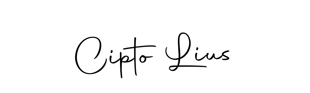 How to make Cipto Lius name signature. Use Autography-DOLnW style for creating short signs online. This is the latest handwritten sign. Cipto Lius signature style 10 images and pictures png