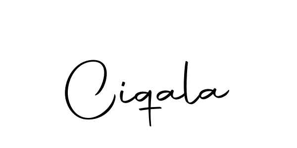 Create a beautiful signature design for name Ciqala. With this signature (Autography-DOLnW) fonts, you can make a handwritten signature for free. Ciqala signature style 10 images and pictures png