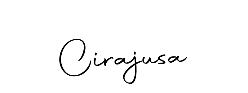 Design your own signature with our free online signature maker. With this signature software, you can create a handwritten (Autography-DOLnW) signature for name Cirajusa. Cirajusa signature style 10 images and pictures png
