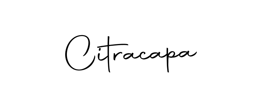 Design your own signature with our free online signature maker. With this signature software, you can create a handwritten (Autography-DOLnW) signature for name Citracapa. Citracapa signature style 10 images and pictures png