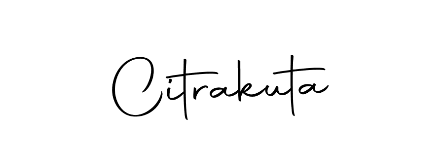 Citrakuta stylish signature style. Best Handwritten Sign (Autography-DOLnW) for my name. Handwritten Signature Collection Ideas for my name Citrakuta. Citrakuta signature style 10 images and pictures png