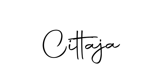 How to make Cittaja name signature. Use Autography-DOLnW style for creating short signs online. This is the latest handwritten sign. Cittaja signature style 10 images and pictures png