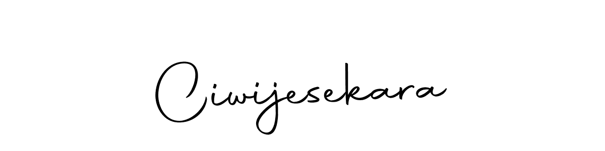 Make a short Ciwijesekara signature style. Manage your documents anywhere anytime using Autography-DOLnW. Create and add eSignatures, submit forms, share and send files easily. Ciwijesekara signature style 10 images and pictures png