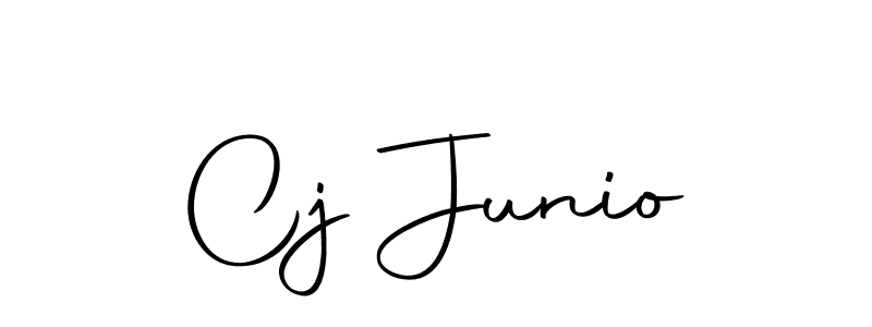 Design your own signature with our free online signature maker. With this signature software, you can create a handwritten (Autography-DOLnW) signature for name Cj Junio. Cj Junio signature style 10 images and pictures png
