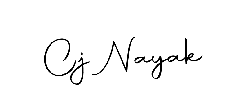Make a beautiful signature design for name Cj Nayak. With this signature (Autography-DOLnW) style, you can create a handwritten signature for free. Cj Nayak signature style 10 images and pictures png