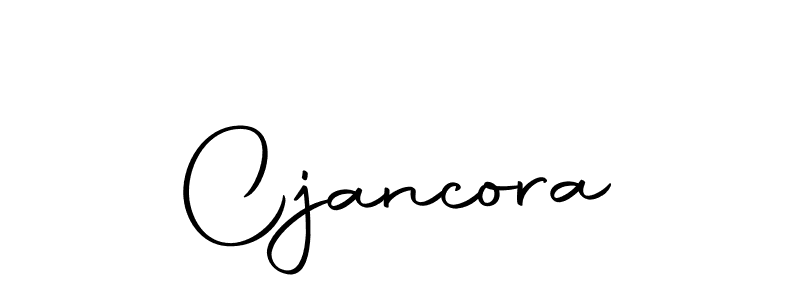 Design your own signature with our free online signature maker. With this signature software, you can create a handwritten (Autography-DOLnW) signature for name Cjancora. Cjancora signature style 10 images and pictures png