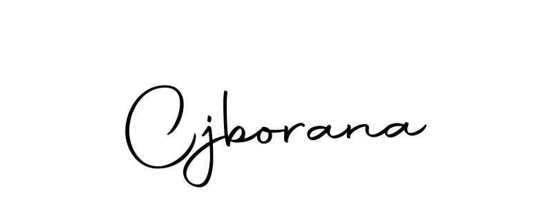 The best way (Autography-DOLnW) to make a short signature is to pick only two or three words in your name. The name Cjborana include a total of six letters. For converting this name. Cjborana signature style 10 images and pictures png