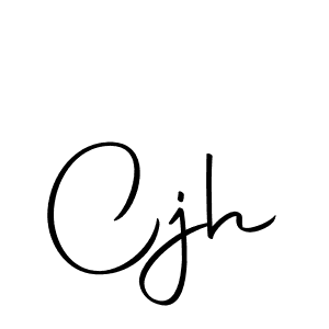 Use a signature maker to create a handwritten signature online. With this signature software, you can design (Autography-DOLnW) your own signature for name Cjh. Cjh signature style 10 images and pictures png