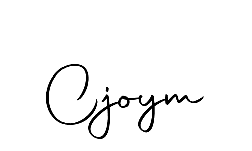 You should practise on your own different ways (Autography-DOLnW) to write your name (Cjoym) in signature. don't let someone else do it for you. Cjoym signature style 10 images and pictures png