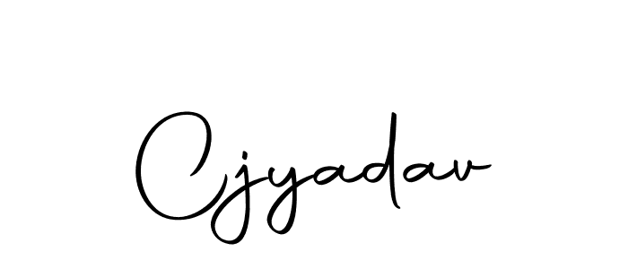 You should practise on your own different ways (Autography-DOLnW) to write your name (Cjyadav) in signature. don't let someone else do it for you. Cjyadav signature style 10 images and pictures png