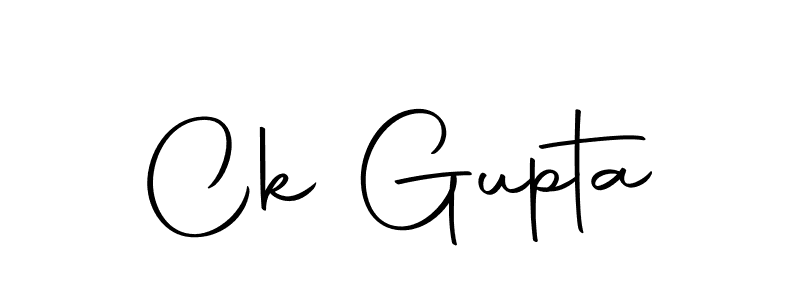 Make a beautiful signature design for name Ck Gupta. With this signature (Autography-DOLnW) style, you can create a handwritten signature for free. Ck Gupta signature style 10 images and pictures png