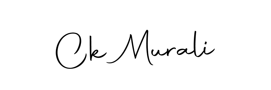 Use a signature maker to create a handwritten signature online. With this signature software, you can design (Autography-DOLnW) your own signature for name Ck Murali. Ck Murali signature style 10 images and pictures png