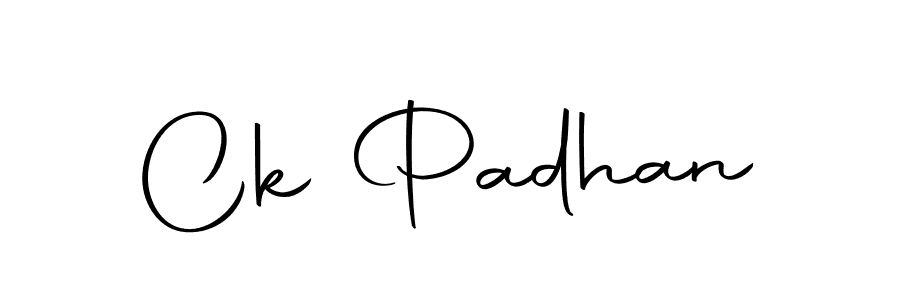 Ck Padhan stylish signature style. Best Handwritten Sign (Autography-DOLnW) for my name. Handwritten Signature Collection Ideas for my name Ck Padhan. Ck Padhan signature style 10 images and pictures png