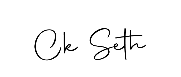 How to make Ck Seth name signature. Use Autography-DOLnW style for creating short signs online. This is the latest handwritten sign. Ck Seth signature style 10 images and pictures png