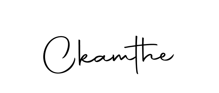 The best way (Autography-DOLnW) to make a short signature is to pick only two or three words in your name. The name Ckamthe include a total of six letters. For converting this name. Ckamthe signature style 10 images and pictures png