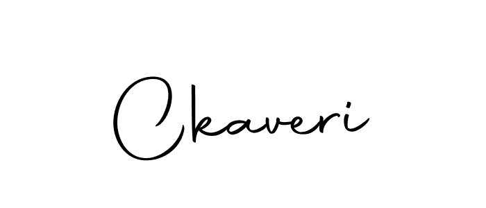 Use a signature maker to create a handwritten signature online. With this signature software, you can design (Autography-DOLnW) your own signature for name Ckaveri. Ckaveri signature style 10 images and pictures png