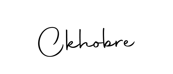 Use a signature maker to create a handwritten signature online. With this signature software, you can design (Autography-DOLnW) your own signature for name Ckhobre. Ckhobre signature style 10 images and pictures png