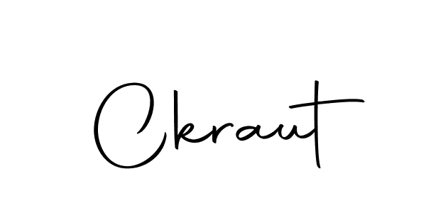 You should practise on your own different ways (Autography-DOLnW) to write your name (Ckraut) in signature. don't let someone else do it for you. Ckraut signature style 10 images and pictures png