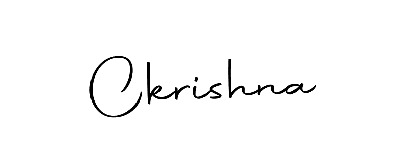 Use a signature maker to create a handwritten signature online. With this signature software, you can design (Autography-DOLnW) your own signature for name Ckrishna. Ckrishna signature style 10 images and pictures png