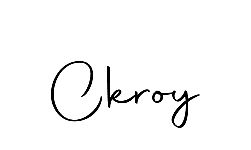 Create a beautiful signature design for name Ckroy. With this signature (Autography-DOLnW) fonts, you can make a handwritten signature for free. Ckroy signature style 10 images and pictures png