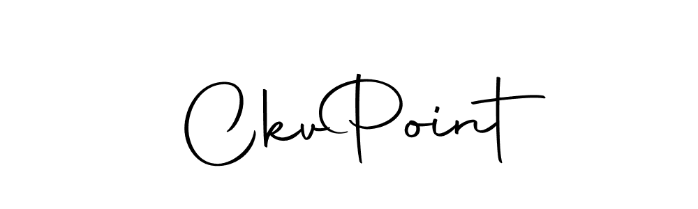 Use a signature maker to create a handwritten signature online. With this signature software, you can design (Autography-DOLnW) your own signature for name Ckv  Point. Ckv  Point signature style 10 images and pictures png