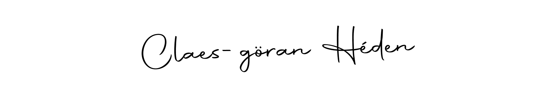 Use a signature maker to create a handwritten signature online. With this signature software, you can design (Autography-DOLnW) your own signature for name Claes-göran Héden. Claes-göran Héden signature style 10 images and pictures png