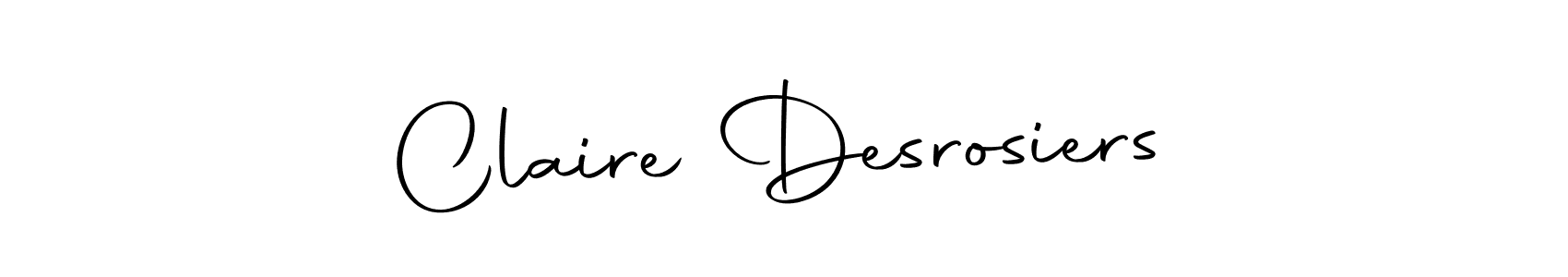 if you are searching for the best signature style for your name Claire Desrosiers. so please give up your signature search. here we have designed multiple signature styles  using Autography-DOLnW. Claire Desrosiers signature style 10 images and pictures png