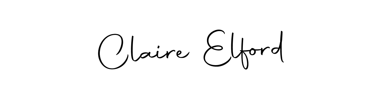 Design your own signature with our free online signature maker. With this signature software, you can create a handwritten (Autography-DOLnW) signature for name Claire Elford. Claire Elford signature style 10 images and pictures png
