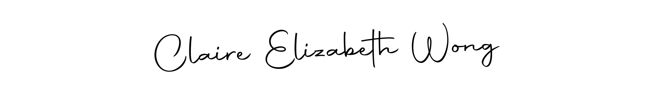 How to make Claire Elizabeth Wong signature? Autography-DOLnW is a professional autograph style. Create handwritten signature for Claire Elizabeth Wong name. Claire Elizabeth Wong signature style 10 images and pictures png