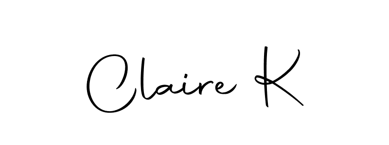 if you are searching for the best signature style for your name Claire K. so please give up your signature search. here we have designed multiple signature styles  using Autography-DOLnW. Claire K signature style 10 images and pictures png
