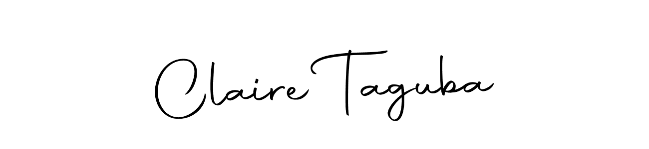 Create a beautiful signature design for name Claire Taguba. With this signature (Autography-DOLnW) fonts, you can make a handwritten signature for free. Claire Taguba signature style 10 images and pictures png