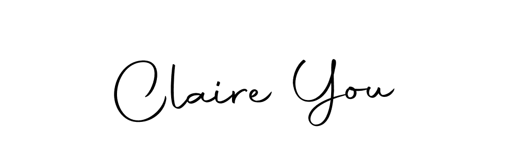 The best way (Autography-DOLnW) to make a short signature is to pick only two or three words in your name. The name Claire You include a total of six letters. For converting this name. Claire You signature style 10 images and pictures png