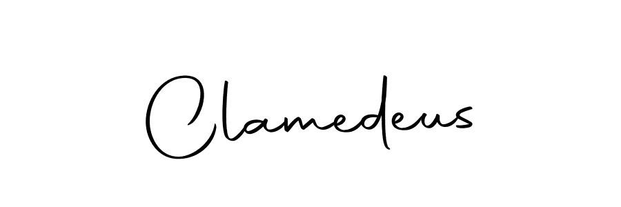 The best way (Autography-DOLnW) to make a short signature is to pick only two or three words in your name. The name Clamedeus include a total of six letters. For converting this name. Clamedeus signature style 10 images and pictures png