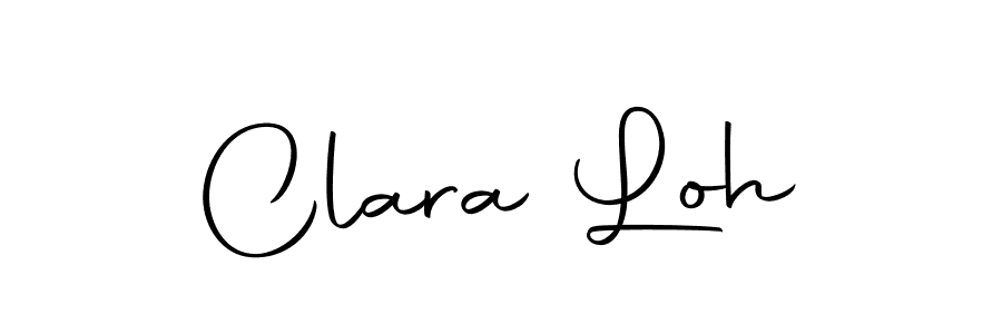 Use a signature maker to create a handwritten signature online. With this signature software, you can design (Autography-DOLnW) your own signature for name Clara Loh. Clara Loh signature style 10 images and pictures png