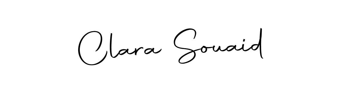 Make a short Clara Souaid signature style. Manage your documents anywhere anytime using Autography-DOLnW. Create and add eSignatures, submit forms, share and send files easily. Clara Souaid signature style 10 images and pictures png