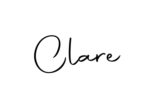 Use a signature maker to create a handwritten signature online. With this signature software, you can design (Autography-DOLnW) your own signature for name Clare. Clare signature style 10 images and pictures png