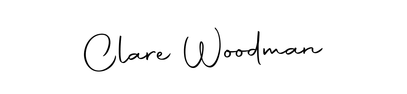 Create a beautiful signature design for name Clare Woodman. With this signature (Autography-DOLnW) fonts, you can make a handwritten signature for free. Clare Woodman signature style 10 images and pictures png